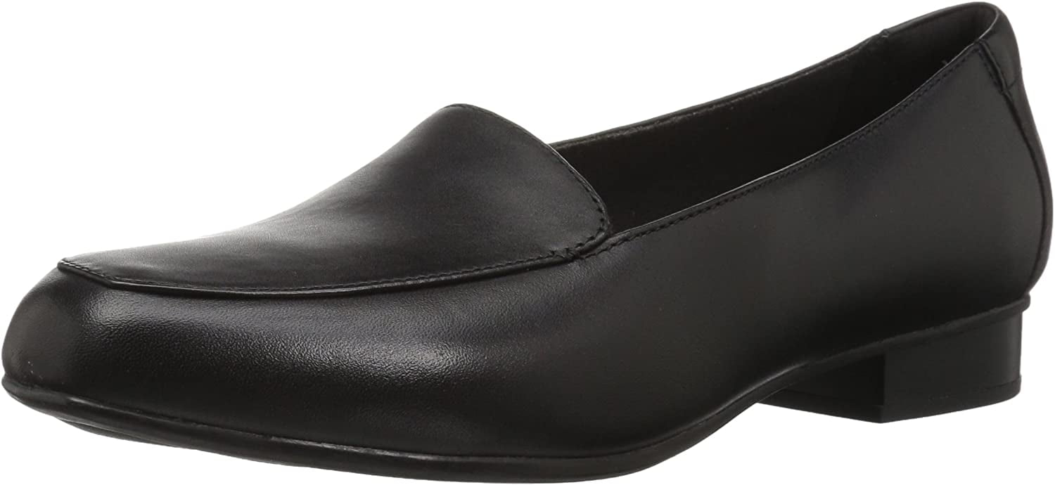 Clarks Womens Juliet Lora Loafer Leather Shoes - Walmart.com