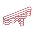 thumbnail image 4 of Percha de ropa con muescas, antideslizante, gruesa, para el hogar, para sábanas, color rojo, 3 unidades, 4 of 12