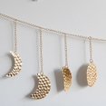 thumbnail image 5 of Jiibva Gold Moon Phase Metal Wall Hanging, Celestial Garland Art for Bedroom and Garden Decor, 5 of 7