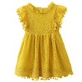 thumbnail image 1 of Robe en Dentelle à Fleurs pour Filles, Robe de Bal d'Été, Robes d'Anniversaire, Bébé Nourrisson, Enfants, Coton, Robe de Princesse pour Fête, Vêtements pour Enfants, 1 of 7