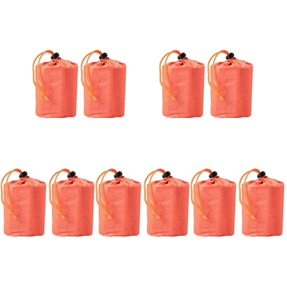 HLONK 10 Pcs Hiking Sleeping Bag Camping Emergency Sleeping Bag Camping Equipment