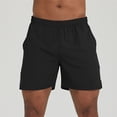 thumbnail image 2 of Workout Shorts Men Qiggri Men's Summer Casual Solid Color Pocket Outdoor Fitness Speed Dry Shorts Mens Shorts Athletic, 2 of 7