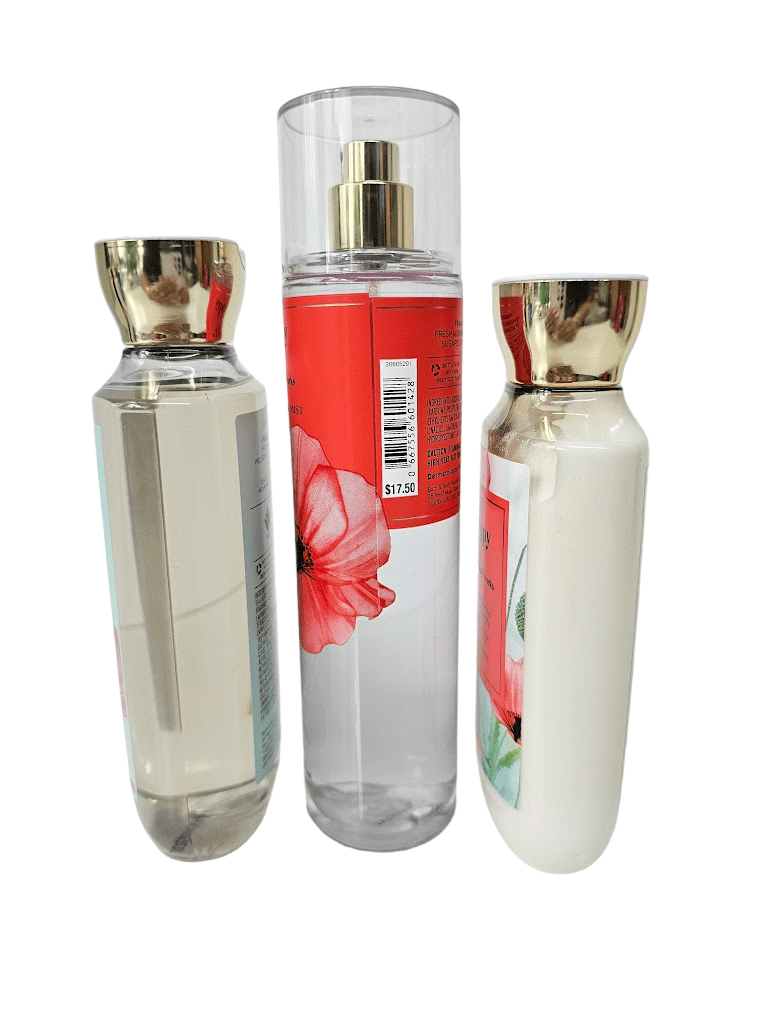 Bath & Body Works Poppy Shower Gel, Body Spray, Body Lotion