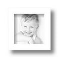 thumbnail image 2 of ArtToFrames 4" x 4" Contemporary White Picture Frame, 4x4 inch White Wood Poster Frame (WOM-4164), 2 of 8