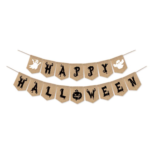 Pink Calabaza de murciélago fantasma para Halloween, pancarta para chimenea, suministros para fiestas colgantes