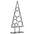 thumbnail image 5 of vidaXL Metal Christmas Tree for Decoration Black 23.6", 5 of 6