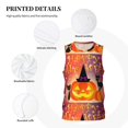 thumbnail image 3 of Honeii Halloween print basktball shirt for men and women, Unisex basketball jersey for Theme party-Small, 3 of 6