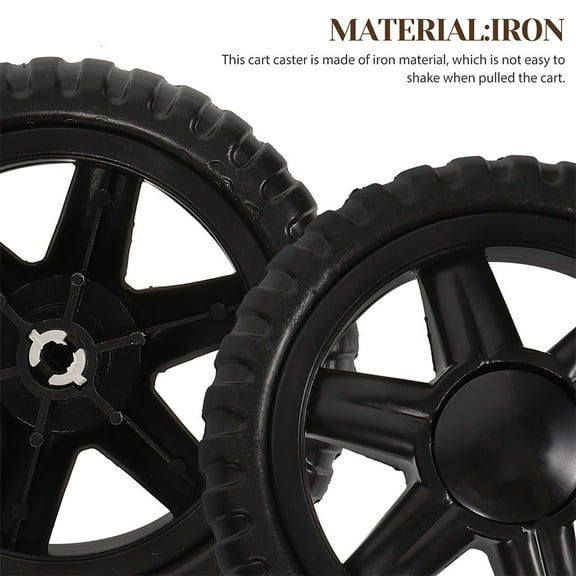 LEXSOMEO 4pcs Cart Wheels Shopping Cart Wheels Replacement Wheels For Rolling Cart