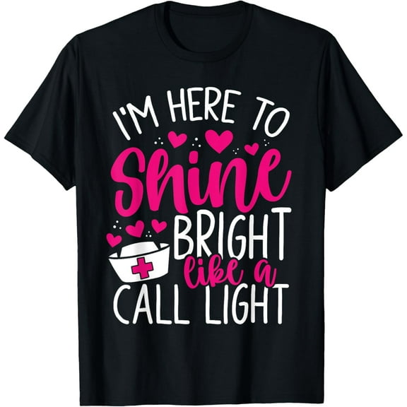 Nurse Appreciation Month Nurse Badge Reel CNA RN Nurse T-Shirt