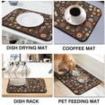 thumbnail image 2 of Coffee Bar Mat Accessories for Countertop Super Absorbent Anti-Slip Silicone Dish Drying Mats for Kitchen Counter Draining Pad Decor Gift Fit Coffee Maker Coffee Pot Espresso Machine 23inx15in, 2 of 6