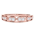 thumbnail image 2 of Mauli Jewels Engagement Rings for Women 0.15 Carat Diamond Comfortable Wedding Band prong 14K Rose Gold, 2 of 6