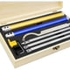 thumbnail image 1 of Herramientas de carburo para torno de madera, juego de herramientas de torneado de madera con inserto redondo, cuadrado y de diamante y mango de aleación de aluminio intercambiable, en caja., 1 of 5