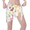 thumbnail image 3 of Disketp Happy Easter1 Women Swimsuit Cover Up Short Chiffon Summer Beach Sarong Bikini Wrap Skirt Bathing Suit, 3 of 7