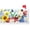 Colorful Flower & Butterfly, variant on USA Patriotic Butterfly Pansies Floral July 4th Mailbox Cover with Magnetic Strip Memorial Day Mailbox Wraps Post Letter Box Cover Standard Size 21" X 18" for Garden Outdoor Yard Decor