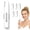 White, variant on Electric Dermaplane Razor for Women Face, Rechargeable Facial Hair Remover with Magnetic Wall Storage, 5 Replacement Blades, 3 Speeds (White)
