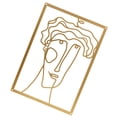 thumbnail image 4 of Estilo nórdico Arte de la pared Decoración de metal Figuras minimalistas femeninas abstractas Líne del hierro Decoración de la pared para el Estilo A Sunnimix Artes de la pared, 4 of 8