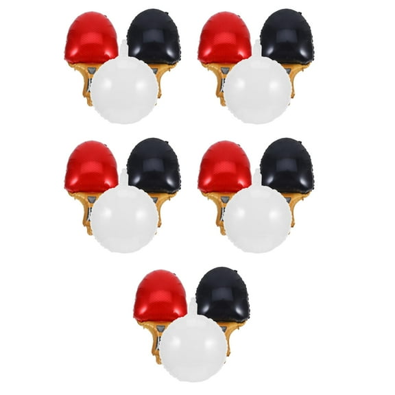 WORGEOUS 5 Sets  Sports Themed Party Decorations Table Tennis Bats Balloons Table Tennis Balloon Birthday Party Prop Supplies Competition Decoration