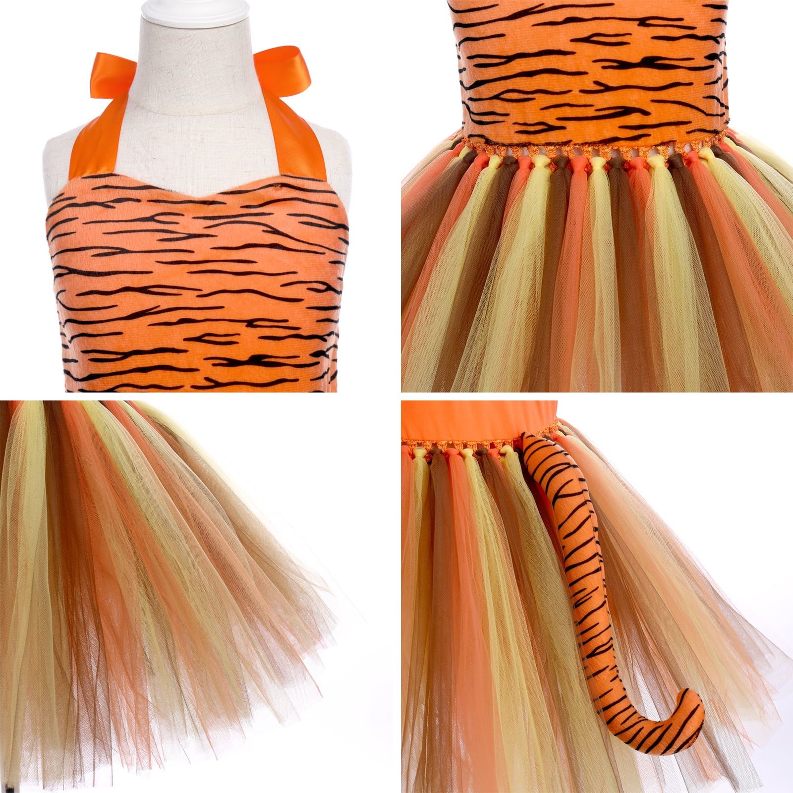 Dorisue Tiger Print Feather Wimpern – 1 Paar Wilde Tier-Optik Für Halloween & Cosplay