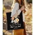 thumbnail image 2 of Aesthetic Tote Bag for Women Girls, Stylish Tote Bag for  Besties Coworker, 2 of 6