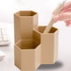 thumbnail image 4 of Portalápices de diamante hexagonal, caja de almacenamiento de papelería para escritorio de estudiante, 4 of 5