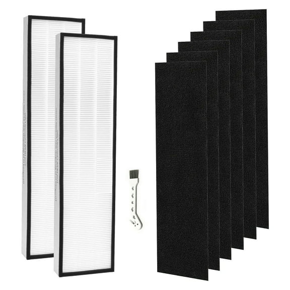 MaximalPower Replacement Filter for Germ Guardian Air Purifier AC5000, AC5000e, AC5250pt, AC5350w (1 Set & Brush)