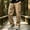 Khaki, variant on COSFO 6 Pockets Men's Cargo Pants Waterproof Tactical Hiking Pants Drawstring Work Relaxed Fit Solid Straight Leg Pants for Men