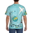 thumbnail image 2 of Rocae Travelling on Airplane for Men's Moisture-Wicking Crew Tee - T-Shirt for Sports, Outdoor Activities, and Casual WearSmall, 2 of 9