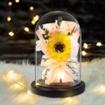 thumbnail image 1 of Ramo de flores secas con luces, decoración de flores secas para mamá, novia, esposa, 1 of 8