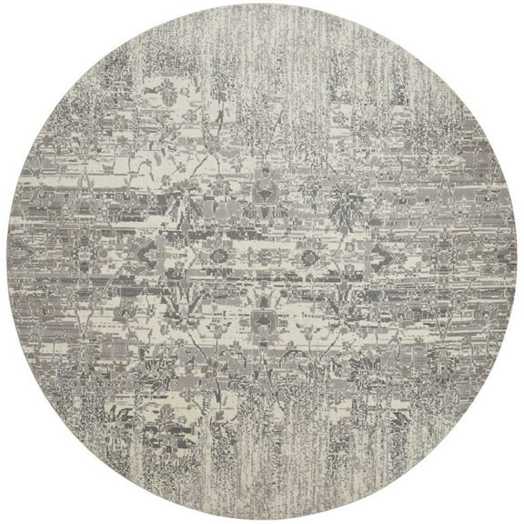 Nourison Twilight Ivory Area Rug TWI02 8' x 8'