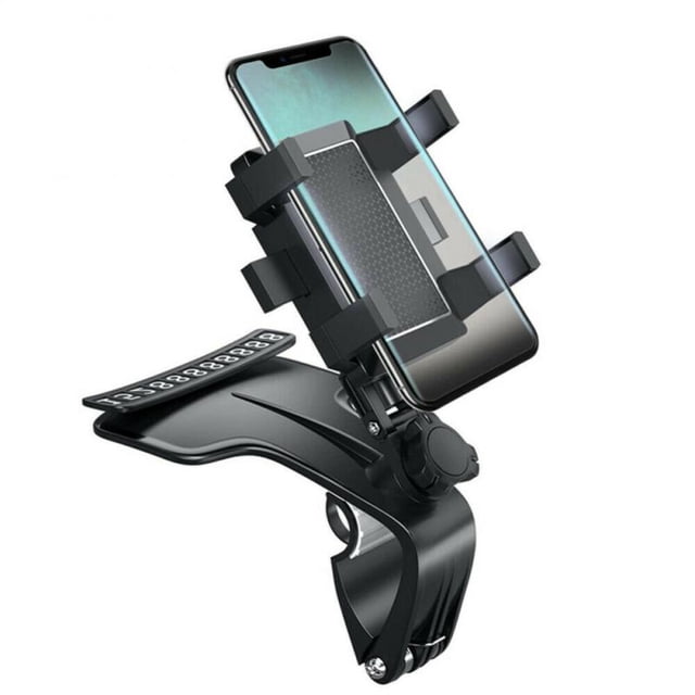 Soporte de teléfono multifuncional para coche con placa de matrícula, rotación de 360 °, soporte para salpicadero, soporte para coche"A with Number Plate" Fivean Soporte para teléfono de coche
