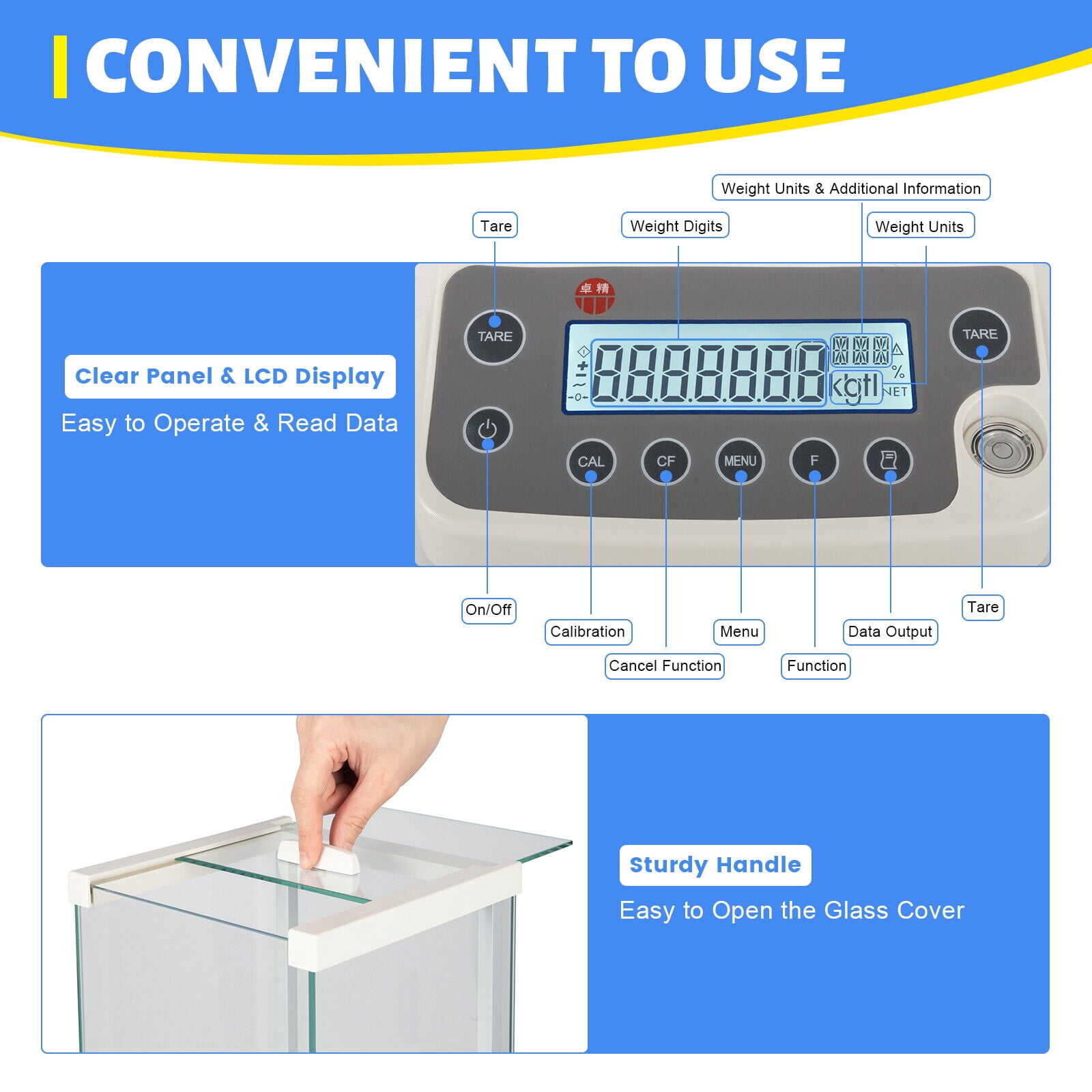 Electronic Analytical Balance 0.1 mg 120x0.0001 g Lab Digital Precision Scale 110V Analytical Balance 120 x 0.0001g 0.1mg Electronic Precision Scale W/Adapter