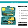 thumbnail image 3 of Hand Tool Kit, Tool For Home Use - Includes Plier, Cutter, Measuring Tape, 2 Screw Driver & Electrical Tester - With 5 Allen Keys, Tool Set Storage Box | Ergonomically Designed, Easy Use, 3 of 5