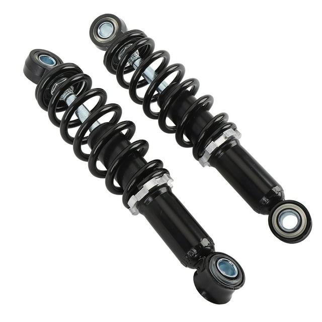 Rear Shock Damper, Motorcycle Rear Shock Absorber High Performance Spring Steel Alloy Wearproof 2 Pcs Long Durability for Scooter for Electric Bike