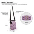 thumbnail image 6 of HELLHERO Ice Cream Cone Crossbody Bags Polyester Adjustable Strap Adjustable Shoulder Strap Crossbody Bag for Travel, Outdoor and Daily Use, 6 of 7