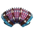 thumbnail image 1 of Concertina Accordion 20-Button 40-Reed Anglo Style with Carrying Bag, 1 of 7