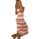 thumbnail image 5 of SAYOO Vestido italiano de tirantes finos para mujeres SAYOO moda, 5 of 9