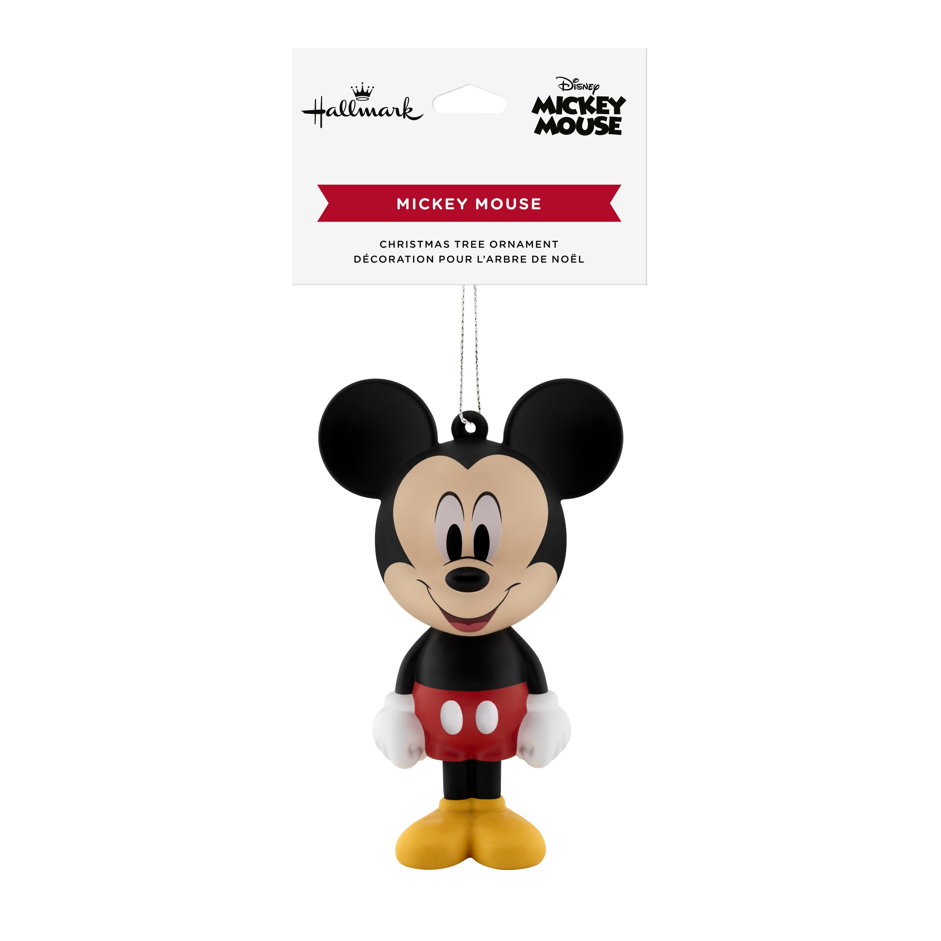 Hallmark Christmas Ornament (Disney Mickey Mouse, Shatterproof), 1 Count