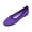 Purple, variant on Willtoo Women Flat Shoes Knitted Lightweight Slip-on Loafers Breathabel Soft Comfortable Ballet Flats