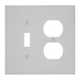 thumbnail image 1 of Duplex Device Combination Wallplate, Midway Size - White, 1 of 1