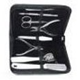 thumbnail image 1 of Manicure Juego De 8 Piezas Metal Cromado Estuche Negro Obi OBI 262720, 1 of 5