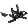 thumbnail image 2 of Racing Adjustable Rearsets Foot Pegs Black For BMW S1000RR M1000RR 2019-2024, 2 of 16