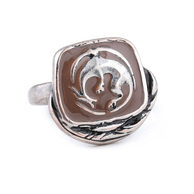 RJ Dropshipping Dark Souls Rings Havel's Demon's Scar Chloranthy Ring Cosplay Anillos For Men Jewelry Accessories Gift Watermelon red 8