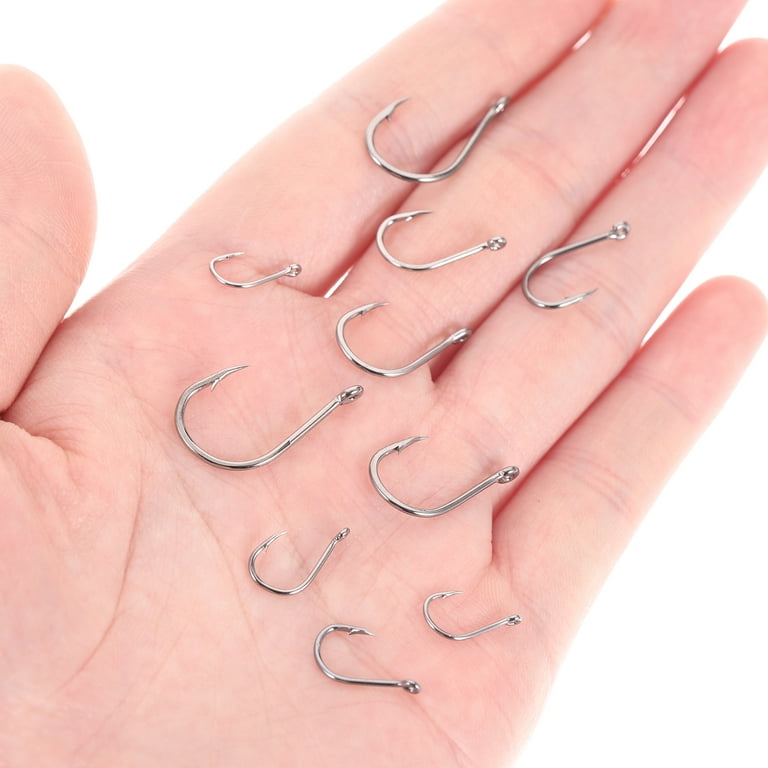 1 Set Fish Hook Assorted Barbed Fishing Hook Carbon Steel Small Fishing Hook