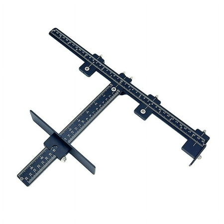 Handle Punch Locator Adjustable Cabinet Hardware Jig Cabinet Door Handle Positioning Punch Handle Drill Guide Locator B