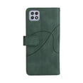 thumbnail image 3 of YEYKX for Samsung Galaxy A22 5G Wallet Phone Case with 9 Card Holder Zipper Pocket, Magnetic Closure Premium Folio PU Leather Flip Case with Wrist Strap for Samsung Galaxy  A22 5G,Green, 3 of 8