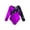 A Purple, variant on TiaoBug Kids Girls Gymnastics Leotard Yoga Ballet Dance Print Jumpsuit Dancewear A Purple 4