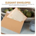 thumbnail image 3 of EXHUMKY 50Pcs Coffee Wedding Invitation Envelopes Self Sealing with Stable Material and Elegant Design, 3 of 6