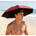 thumbnail image 6 of Hands-Free Umbrella Hat for Sun and Rain - Adjustable Head-Mounted Umbrella Cap with 27 Inch Coverage - Waterproof Sun Protection Hat for Fishing Hiking Gardening Outdoor Activities - 1 Pack, 6 of 8