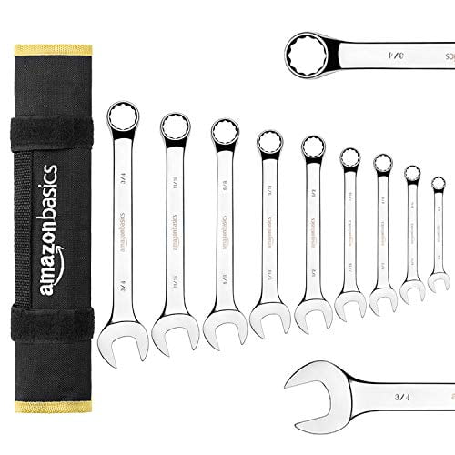 Photo 1 of Basics Combination Wrench Set - SAE, 9-Piece