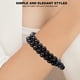 thumbnail image 3 of Cuentas Redondas De Ojo De Tigre Azul Y Negro, Joyería Artesanal, Accesorio Para Hacer Pulseras, 3 of 8